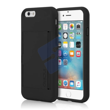 Incipio - iPhone 6G/iPhone 6S - Credit Card With Kick Stand Case - Black