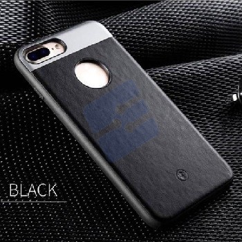 Fshang iPhone 7/iPhone 8/iPhone SE (2020) Coque en Silicone - Rose Gradient Series - Black
