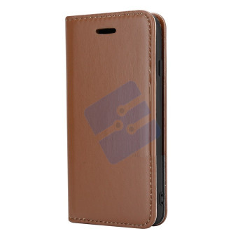 Samsung Multiline G925F Galaxy S6 Edge Étui portefeuille - Brown