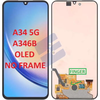 Samsung SM-A346B Galaxy A34 Écran + tactile - (OLED) - No Frame - Black
