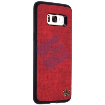 Samsung G950F Galaxy S8 Coque en Silicone Rigide XO-ZZS8-RE Crocodile - Red