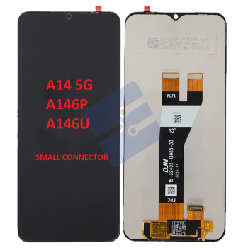 Samsung SM-A146P/SM-A146U Galaxy A14 5G LCD Display + Touchscreen - (EU VERSION/US VERSION) (SMALL CONNECTOR) - (OEM ORIGINAL) - Black