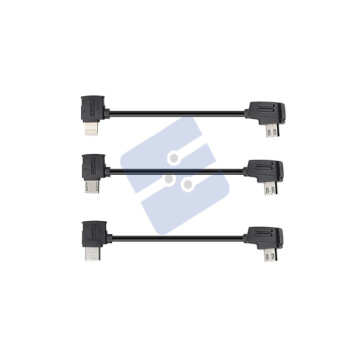 DJI 3pcs Data USB Cable 15CM for Mavic/Air/Spark/Pro series