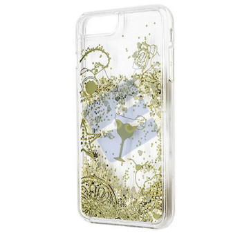 Fshang - Time Aqua Case - iPhone 7 Plus/8 Plus - Gold