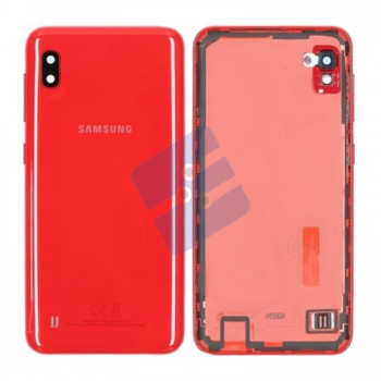 Samsung SM-A105F Galaxy A10 Vitre Arrière - With Camera Lens - Red