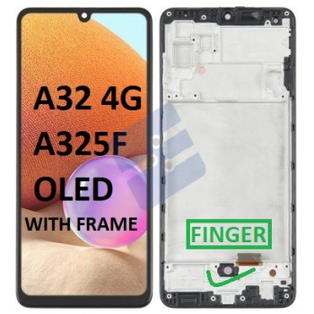 Samsung SM-A325F Galaxy A32 4G Ecran Complet - (OLED) - With Frame - Black