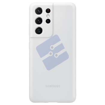 Samsung SM-G998B Galaxy S21 Ultra Silicone Cover - EF-PG998TJEGWW - Light Grey