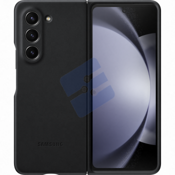Samsung Galaxy Z Fold 5 Vegan Leather Case - EF-VF946PBEGWW - Black