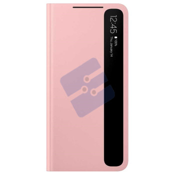 Samsung SM-G991B Galaxy S21 Clear View Cover - EF-ZG991CPEGEE - Pink