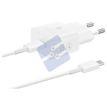Samsung 25W USB-C Power Adapter With Type-C USB Cable - EP-T2510XWEGEU - White