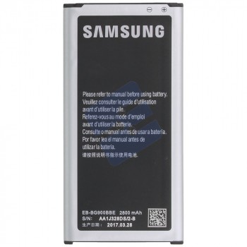 Samsung G900F Galaxy S5/G903F Galaxy S5 Neo/G870 Galaxy S5 Active/G901F Galaxy S5 Plus Batterie EB-BG900BBE - GH43-04199A/GH43-04165A - 2800 mAh
