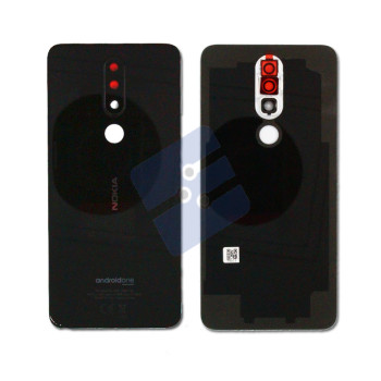 Nokia 5.1 Plus (Nokia X5) (TA-1105) Vitre Arrière 20PDABW0004 Black