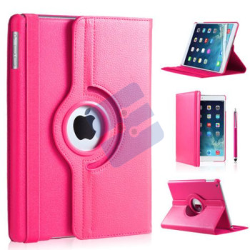 Apple iPad Pro (9.7) - Etui Rabat Portefeuille - 360 Degrees - Dark Pink