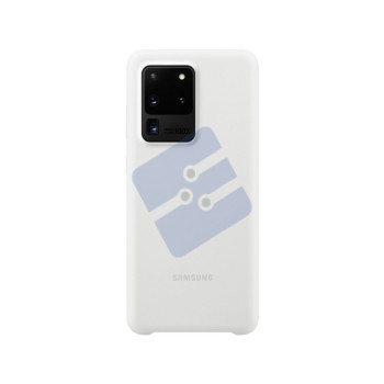 Samsung G988F Galaxy S20 Ultra 5G Silicone Cover EF-PG988TWEGEU - White