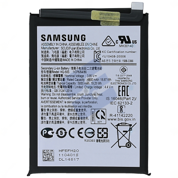 Samsung SM-A025F Galaxy A02s/SM-A037G Galaxy A03s/SM-A035G Galaxy A03/SM-A042F Galaxy A04e Batterie - HQ-50S - 5000 mAh