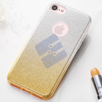 Fshang iPhone 7 Plus/iPhone 8 Plus Coque en Silicone - Rose Gradient Series - Gold