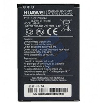 Huawei All models/U8220/Ascend M860/E5/E5830/E5832/E5836/E5838/Ideos X5 (U8800)/U8230/U9120 Batterie HB4F1 - 1500 mAh