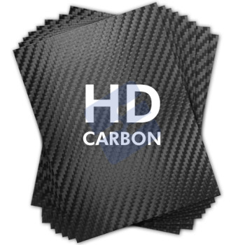 CarbonHD Ultra Screen Protector Film - Carbon Fibre Black 8.5 inch - 50 pcs