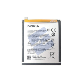 Nokia 5.1 Plus (Nokia X5) (TA-1105)/6.1 Plus (Nokia X6) (TA-1103)/7.1 (TA-1085, TA-1095, TA-1096, TA-1100) Batterie BPC1N00002S HE342 - 3000 mAh