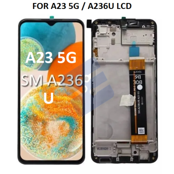 Samsung SM-A236U Galaxy A23 5G LCD Display + Touchscreen + Frame - (OEM ORIGINAL) - Black