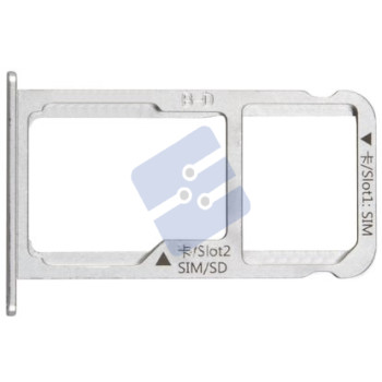 Huawei Mate 9 Simcard holder + Memorycard Holder Silver