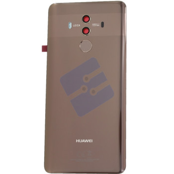 Huawei Mate 10 Pro (BLA-L29) Vitre Arrière - 02351RWF/02351RVW - Incl. Fingerprint Sensor And Camera Lens - Brown