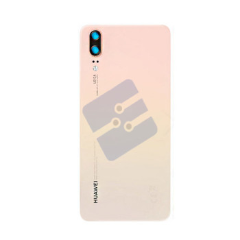 Huawei P20 (EML-L29C) Vitre Arrière With Camera Lens Pink Gold