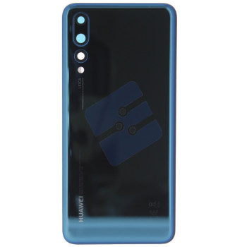 Huawei P20 Pro (CLT-L29C) Vitre Arrière With Camera Lens and Adhesive 02351WRT/02351WRQ Blue