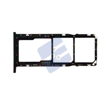 Huawei Y6 (2019) (MRD-LX1) Simcard holder + Memorycard Holder 51661LXY Black