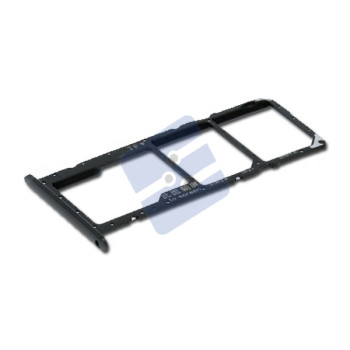 Huawei Y7 (2019) (DUB-LX1) Simcard holder + Memorycard Holder 51661LCF Black