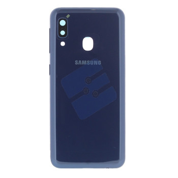 Samsung SM-A202F Galaxy A20e Vitre Arrière - With Camera Lens - Blue