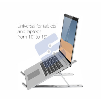 Swissten Foldable Aluminium Support For Laptop / Notebook / Tablet - 25007100