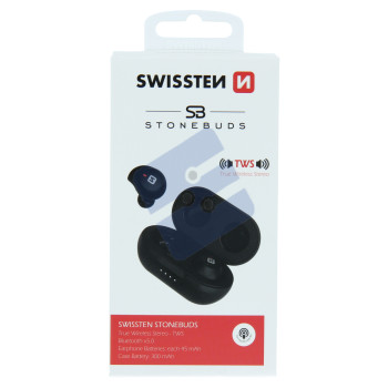 Swissten TWS Stonebuds - 54100200 - Bluetooth Earphones - Black