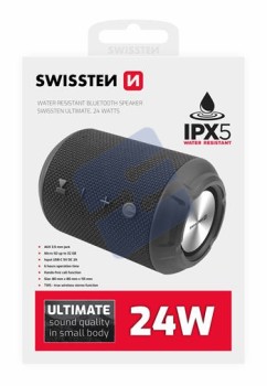 Swissten Ultimate Bluetooth Speakersss - 52109000 - 24W - IPX5 Waterproof - Black