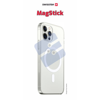 Swissten iPhone 13 Pro Magstick Case - 33001701 - For Magsafe Charging - Transparant