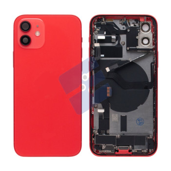 Apple iPhone 12 Vitre Arrière - With Small Parts - Red
