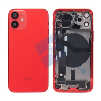Apple iPhone 12 Mini Vitre Arrière - With Small Parts - Red