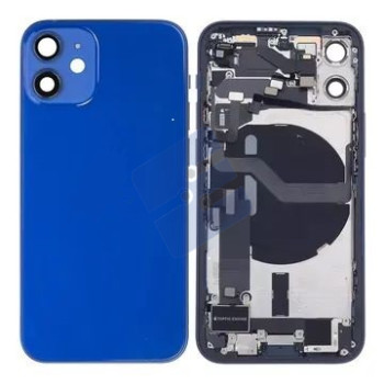 Apple iPhone 12 Mini Vitre Arrière - With Small Parts - Blue