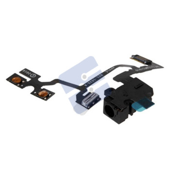Apple iPhone 4G Nappe Jack With Volume Button Flex Cable  Black
