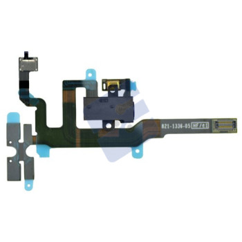 Apple iPhone 4S Nappe Jack With Volume Button Flex Cable Black
