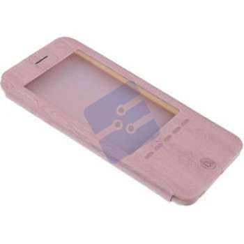 Oucase Apple iPhone 5S/iPhone 5G/iPhone SE Etui Rabat Portefeuille - Pink