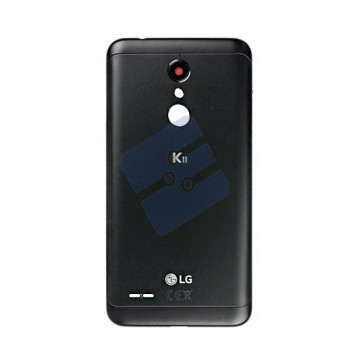 LG K11/K10 (2018) (LMX410EO) Vitre Arrière With Camera Lens ACQ90515601 Black