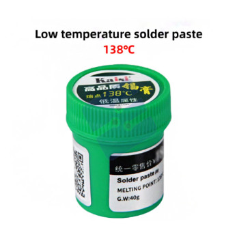 Kaisi Low Temperature Lead-Free Solder Paste 138°C