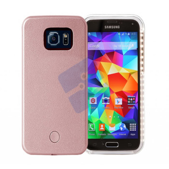 LED Flash - Selfie Case - Samsung Galaxy G930 S7 - Rose Gold