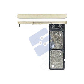 Sony Xperia L2 (H3311) Simcard holder + Memorycard Holder (Dual-SIM) A/405-81040-0002 Gold