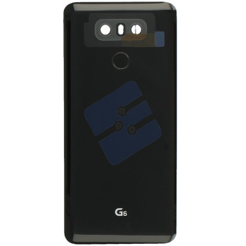 LG G6 (H870) Vitre Arrière ACQ89717202 Incl Camera Lens and Home Button Black