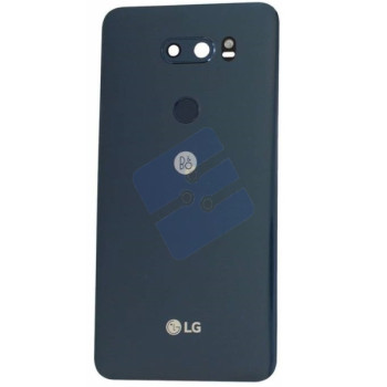 LG V30 (H930) Vitre Arrière Incl. Camera Lens, Adhesive Tape and Fingerprint Sensor Blue ACQ89735044