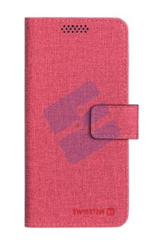 Swissten Universal Libro Etui Rabat Portefeuille - 39000204 - Size XL - Pink