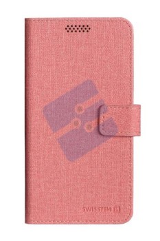 Swissten Universal Libro Etui Rabat Portefeuille - 39000104 - Size L - Pink