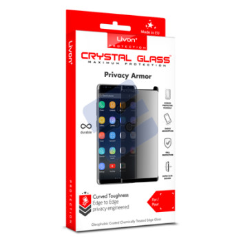 Livon Apple iPhone 7 Plus/iPhone 8 Plus Verre Trempé Privacy Armor